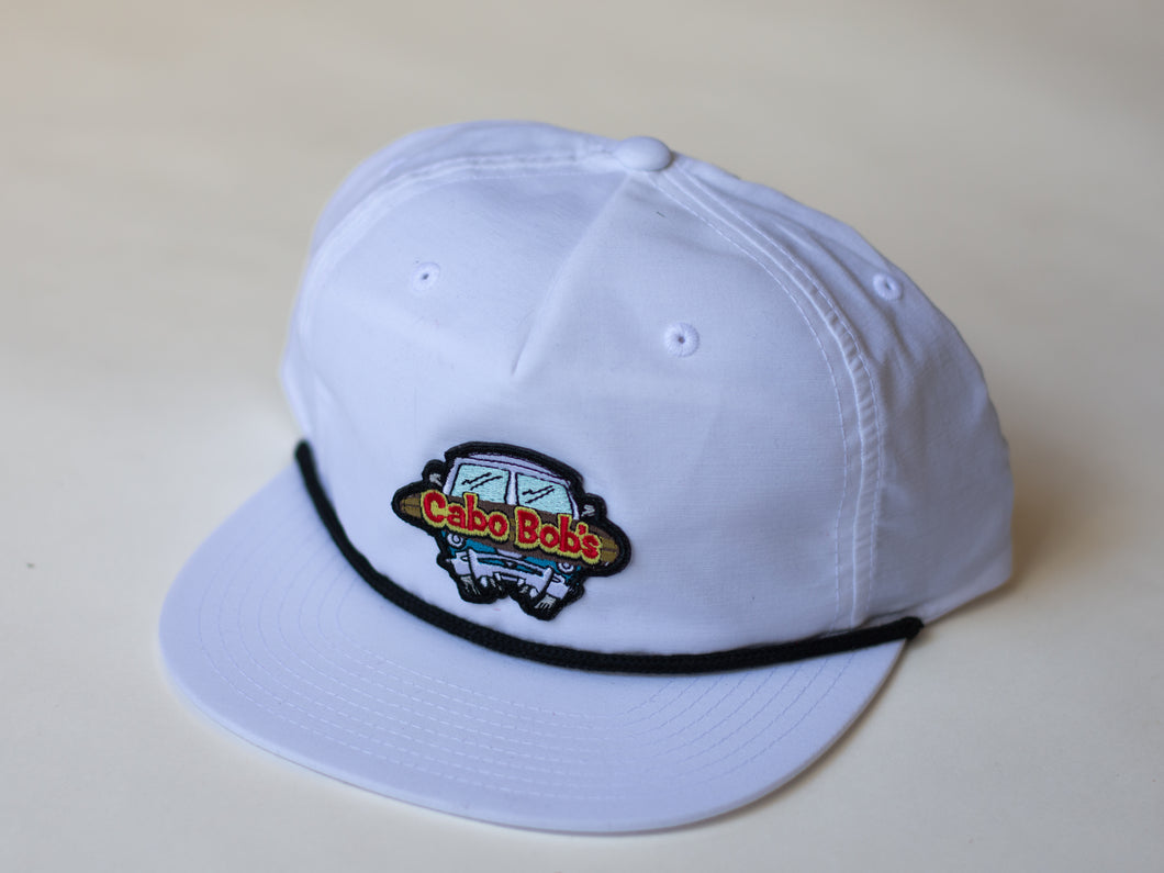 White Bus Logo Snapback