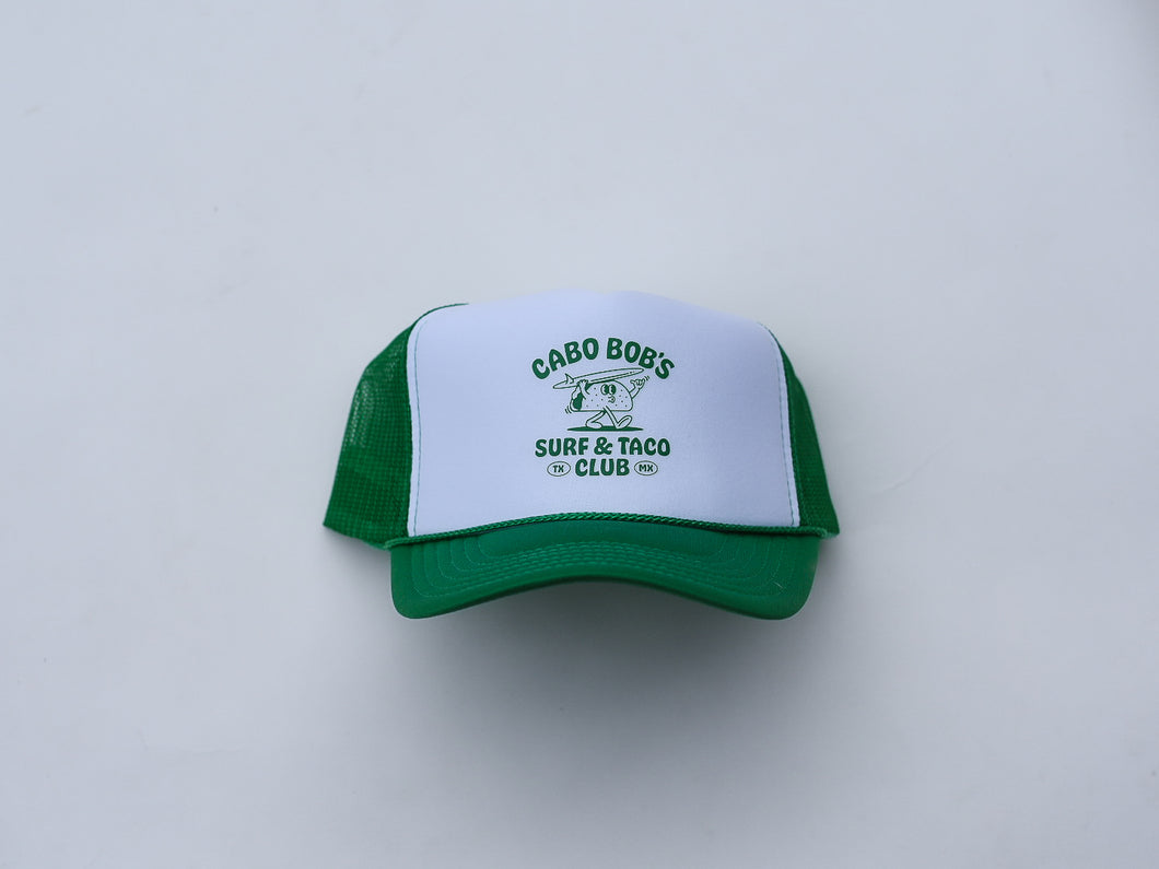 Surf & Taco Club Trucker Hat - Green