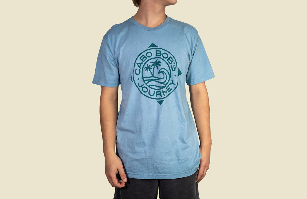 Blue Barrel Wave T-Shirt